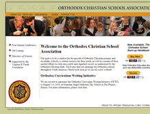 Tablet Screenshot of orthodoxschools.org